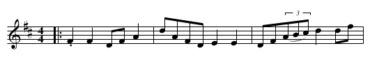 Coleford Jig, The - staff notation