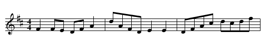 Coleford Jig, The - staff notation