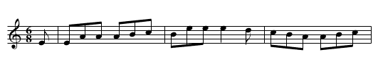 COLERAINE - staff notation
