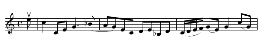 COLIN McKAY'S REEL - staff notation