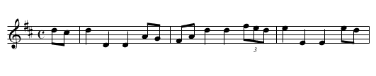 College Hornpipe. JMT.053 - staff notation