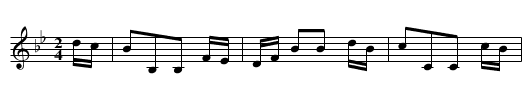 COLLEGE HORNPIPE - staff notation