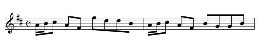 Collier Laddie - staff notation