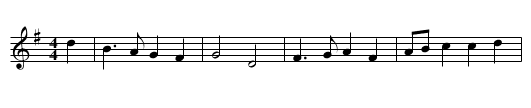 Collier's Daughter [2] - staff notation