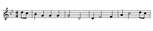 Collier's Daughter (The Duke of Rutland's Delight) - staff notation