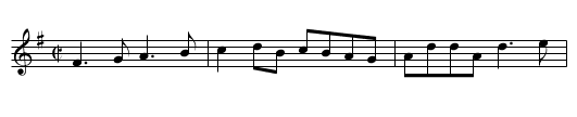 Collier's Reel - staff notation