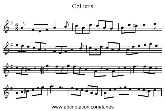 Collier's - staff notation