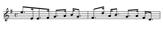 Colonel Baird - staff notation