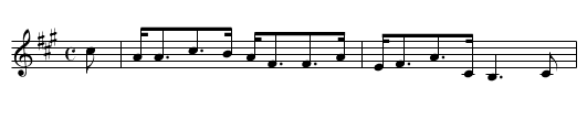 Colonel Call's  (3rd Bombay Light Infantry) - staff notation