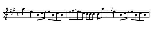 Colonel David Stewart of Garth's Reel - staff notation