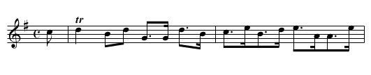 Colonel Fraser of Knocky's Strathspey - staff notation