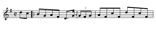 Colonel Fraser - staff notation