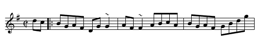 Colonel Frazer - staff notation