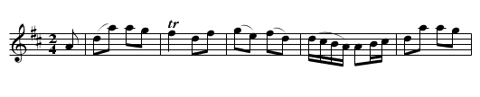 Colonel Hope's (of the 1st R.E.V.) Quick Step - staff notation