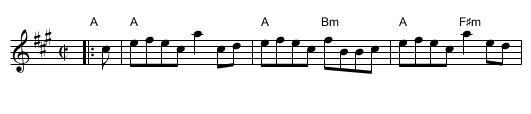 Colonel MacLeod - staff notation