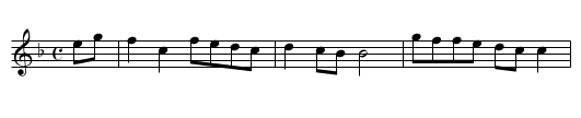 Colonel O'Hara - staff notation