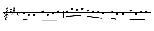 Colonel Rodney - staff notation