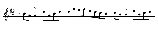 Colonel Rodney - staff notation