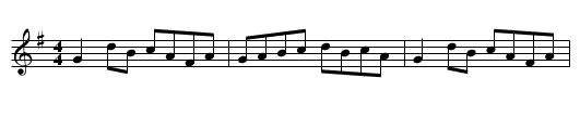 Colonel Rogers - staff notation