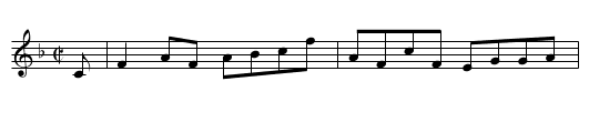 Colonel Wemyss - staff notation