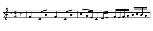 COLUMBIAN SETT (tune 3) - staff notation