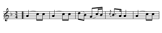 COLUMBIAN SETT (tune 4) - staff notation