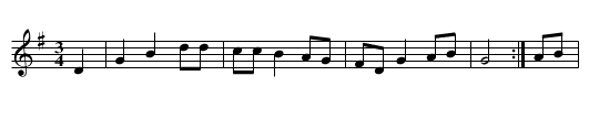 Come All You Little Irish Girls F: - staff notation