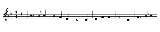 Come By The Hills - staff notation