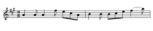 Come Fy, Lets a' to the Bridal - staff notation