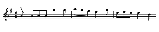 COME LASSES AND LADS - staff notation