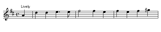 Come now for Jest & smiling - staff notation