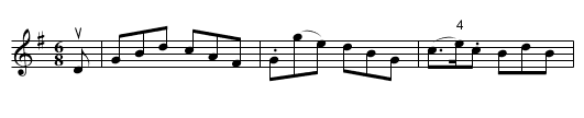 Come to the Raffle -- Jig - staff notation