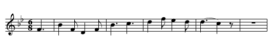Come, Tune Your Cheerful Voice - staff notation