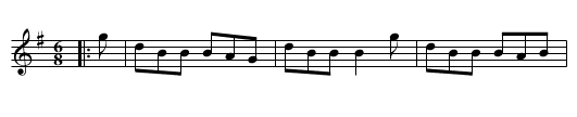Come Under My Plaidie - staff notation