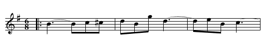 COME WITH THE GIPSY BRIDE. (Bohemian Girl.) - staff notation