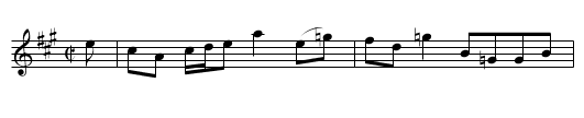Comely Garden - staff notation