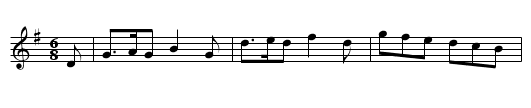 Comet, The - staff notation