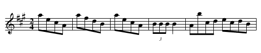 Comical Fancy, The - staff notation