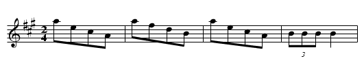 Comical Fancy, The - staff notation