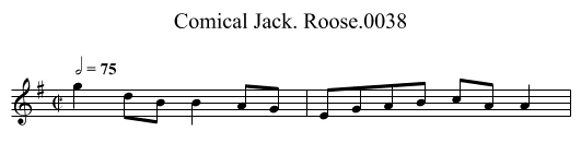 Comical Jack. Roose.0038 - staff notation