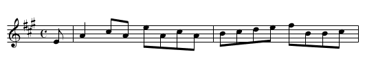 Comical Reel, The - staff notation