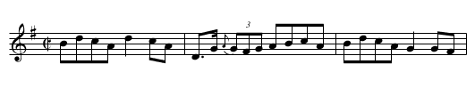 Coming Over the Hills - staff notation