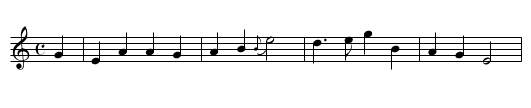 Coming thro' the Broom my Jo - staff notation