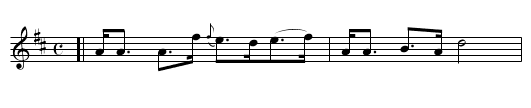 COMING THROUGH THE RYE - staff notation
