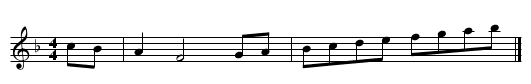 Commedore Moore Hornpipe. WM006 - staff notation