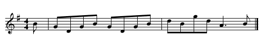 Commerce Hornpipe. WM.002 - staff notation