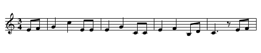 Common Bill - staff notation
