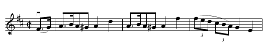 COMMON SCHOTTISCHE (Dewdrop) - staff notation