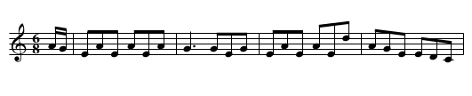 Con Casey's Jig - staff notation