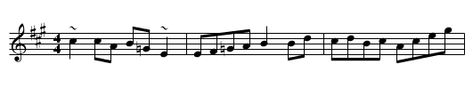 Con McGinley's #1 - staff notation